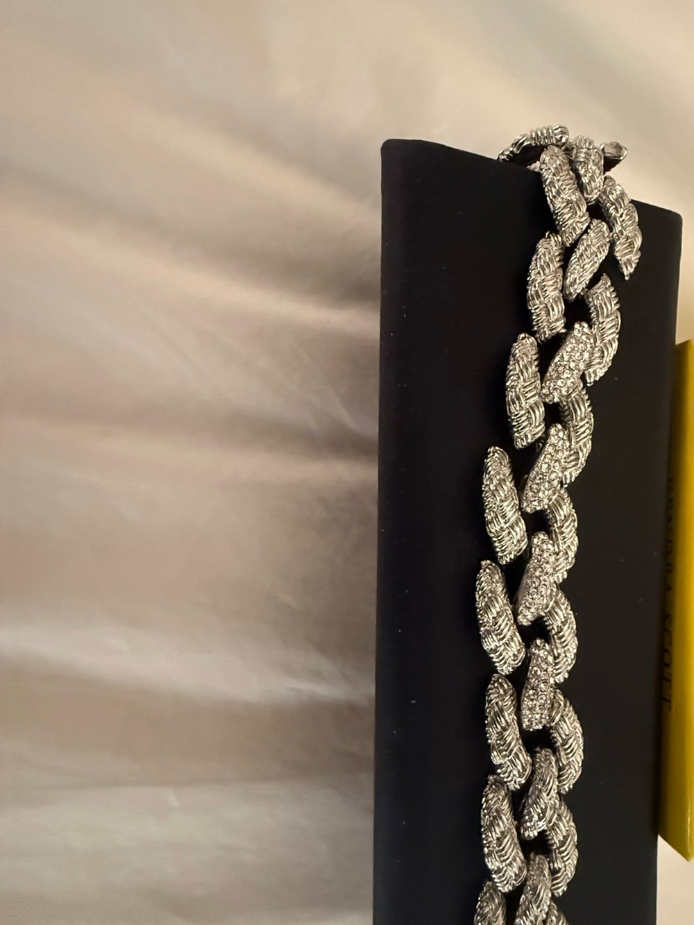 Silver Braided Chain Bracelet